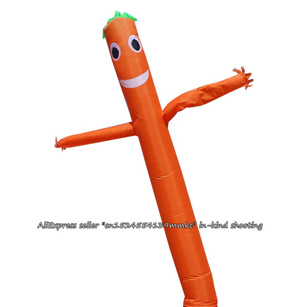 Lucht Danser Skydancer Opblaasbare Buis Dans Marionet Wind Vliegende 10ft Voor 12Inch Blower (Oranje)