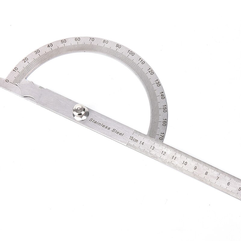 Woodworking 180 Degree Stainless Steel Caliper Measuring Tools Adjustable Protractor Angle Finder Craftsman Ruler