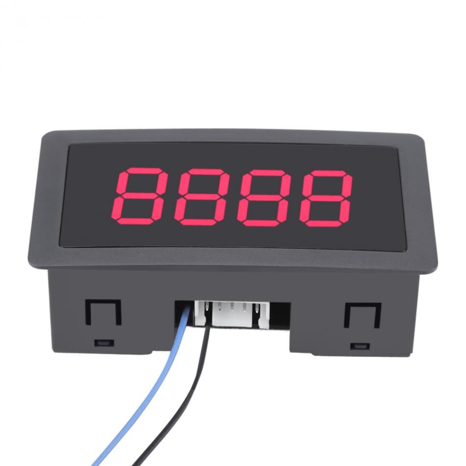 DC LED Digital Counter Display 4 Digit Tally Counter 0-9999 Up/Down Plus/Minus Panel Counter Meter with Cable