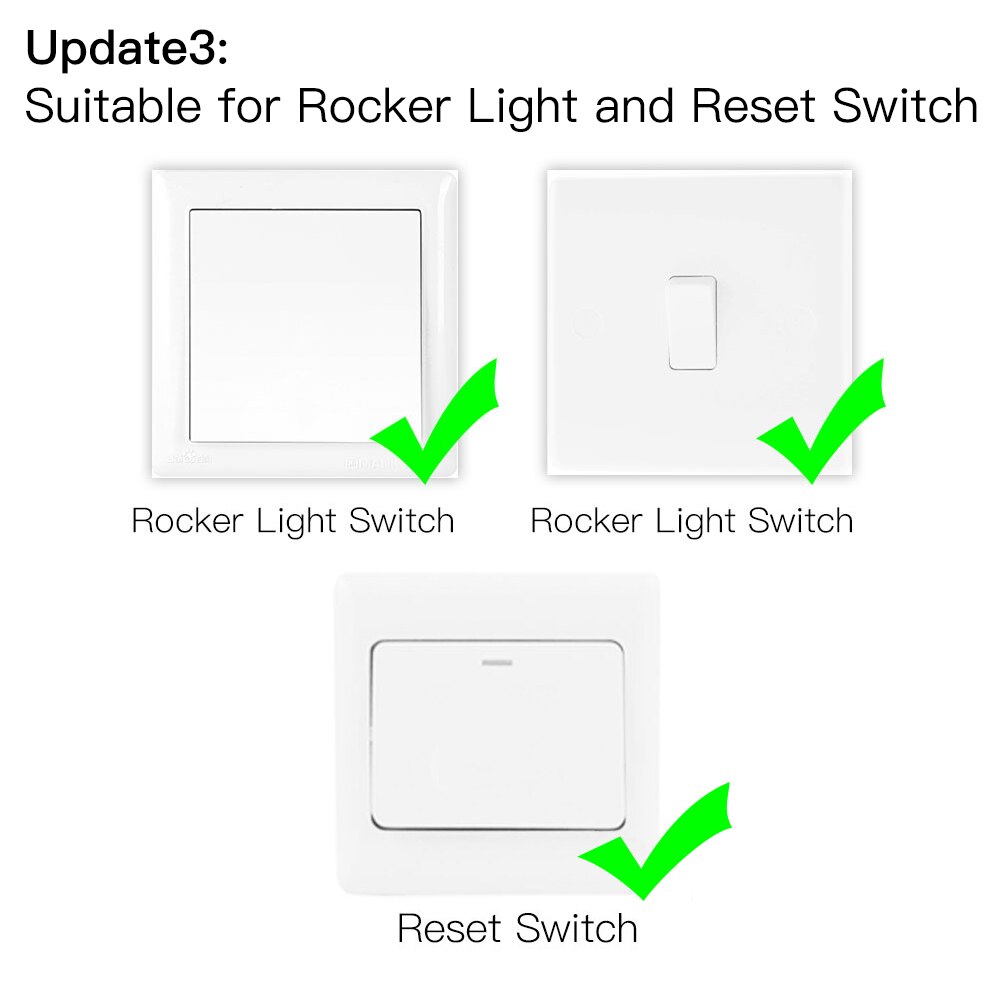 Mini DIY WiFi RF433 Smart Relay Switch Module Smart Life/Tuya App Control, Work with Alexa Google Home 1 Gang 1/2 Way