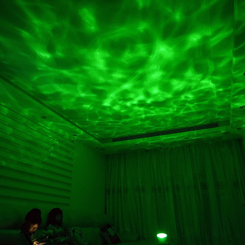Nyhed selvlysende legetøj baby nat søvn lys stjerne himmel hav bølge musikafspiller projektor lampe børn led søvn berolige lys