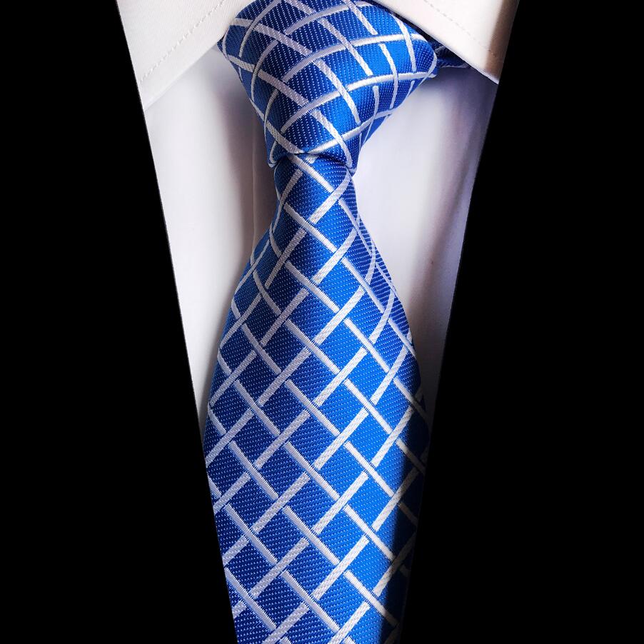 GUSLESON Neue Jacquard Woven Silk Krawatte für Männer Business Gravatas Normalen Plaid Krawatte Anzug Hochzeit Krawatten Kleidung Zubehör: 11