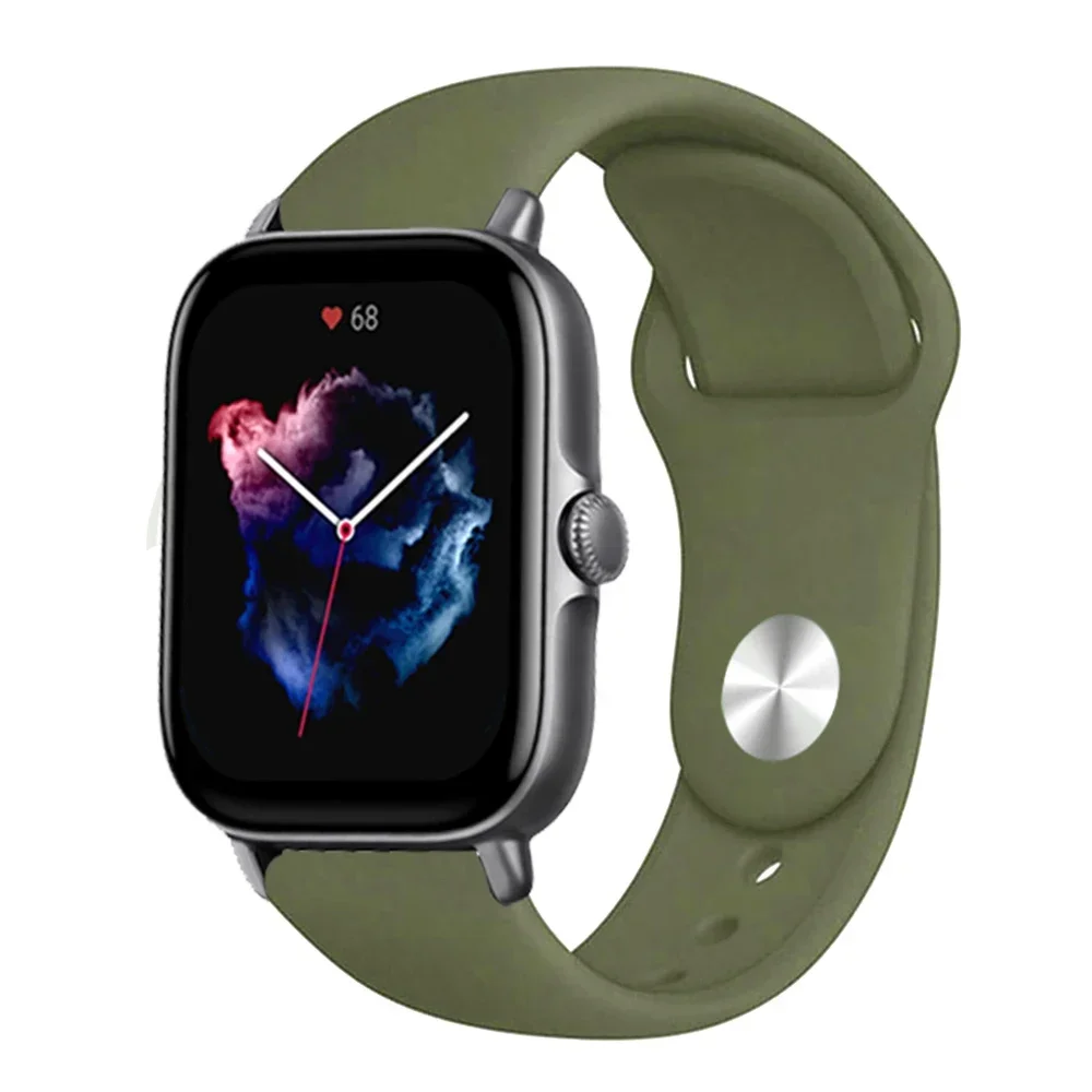 Cinturino Amazfit Bip 5 Cinturino In Silicone Per Amazfit GTS 3, 2, 2e, BIP S, GTR 42 Mm - Ricambio Nuovo Cinturino Amazon