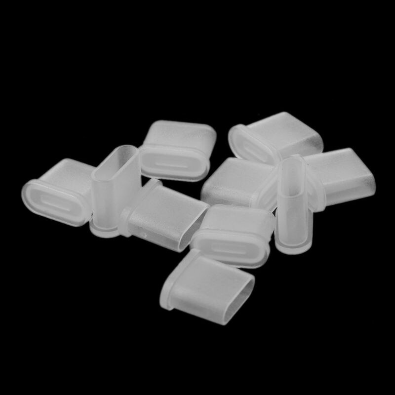 10 pièces câble de charge prise de poussière housse de protection coque type-c mâle Port chargeur manteau pour Samsung Blackberry