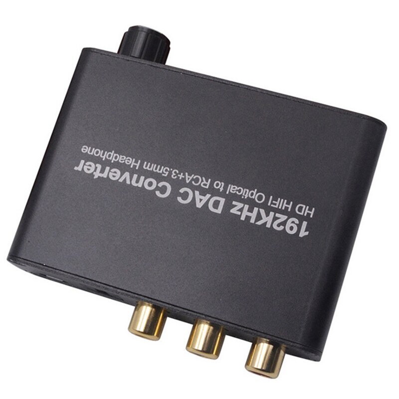 Convertidor de Audio Digital a analógico, Canal Coaxial Dolby Ac-3/Dts, compatible con Lpcm/Pcm/Raw, entrada 2,0, salida de Audio para el hogar