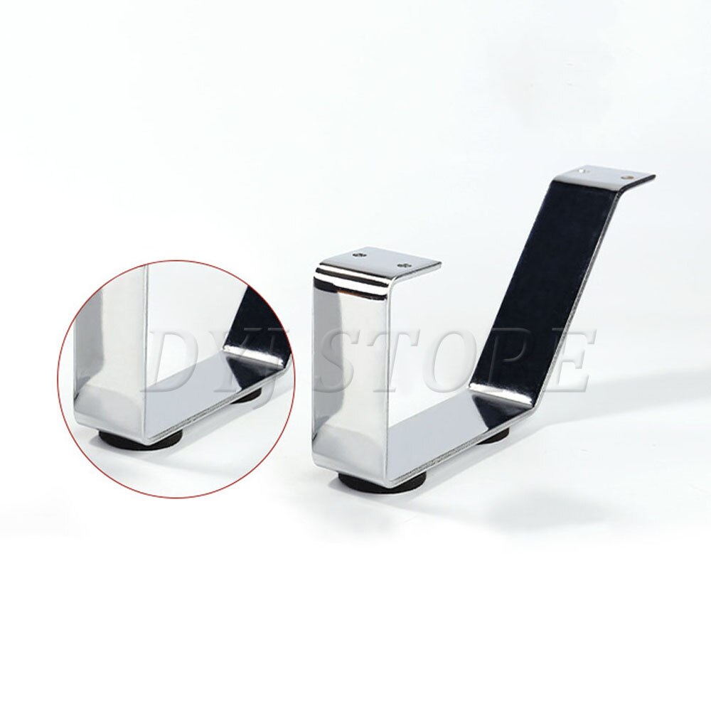 1/2Pack Wrought Iron Furniture Legs, Heavy Duty V-Shaped Sofa Support Legs Replacement for Coffee Table Cabinet Feet TV Stands