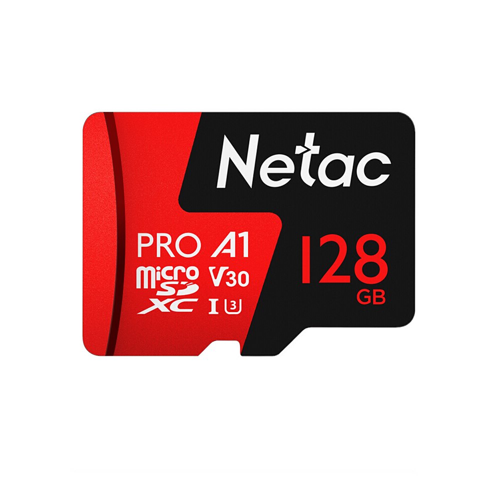 Netac  p500 pro 64gb micro sd-kort 128gb tf-kort  u3 v30 computer videokort op  to 100mb/s 256gb hukommelseskort til smartphone drone: 128gb