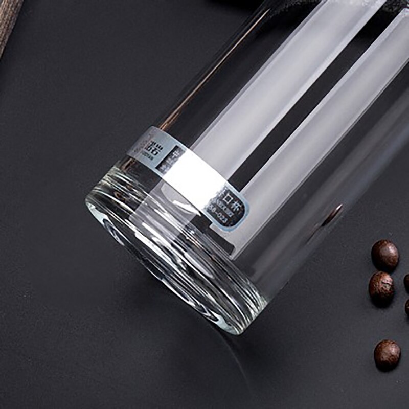Nieuwigheid draagbare waterfles glazen reis kristal waterfles geïsoleerde garrafinha de agua kampeeruitrusting  yy50wb