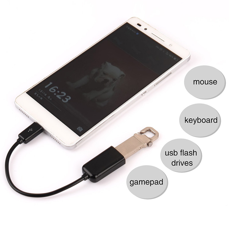 Lichtgewicht Korte Draagbare Kabel Data Kabel Micro Usb Male Naar Usb Vrouwelijke Converter Otg Adapter Voor Android Telefoon TXTB1