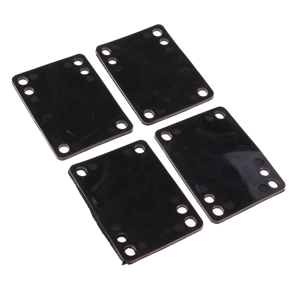4PCS/Set 3mm Skateboard Riser Pads Shockpads Good Replacement for Longboard Skateboarding Hardware Accessory