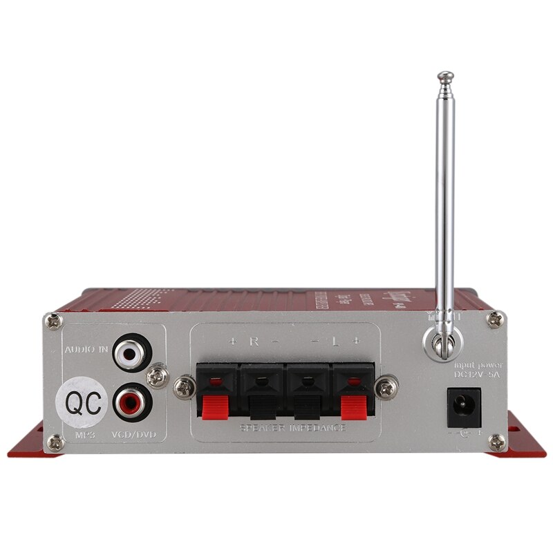 Kentiger hy- -400 hi-- fi autoradio mit verstärker,  mp3 lautsprechern, fm-radio, lcd-display, powerplayer für auto und motorrad, fernbedienung