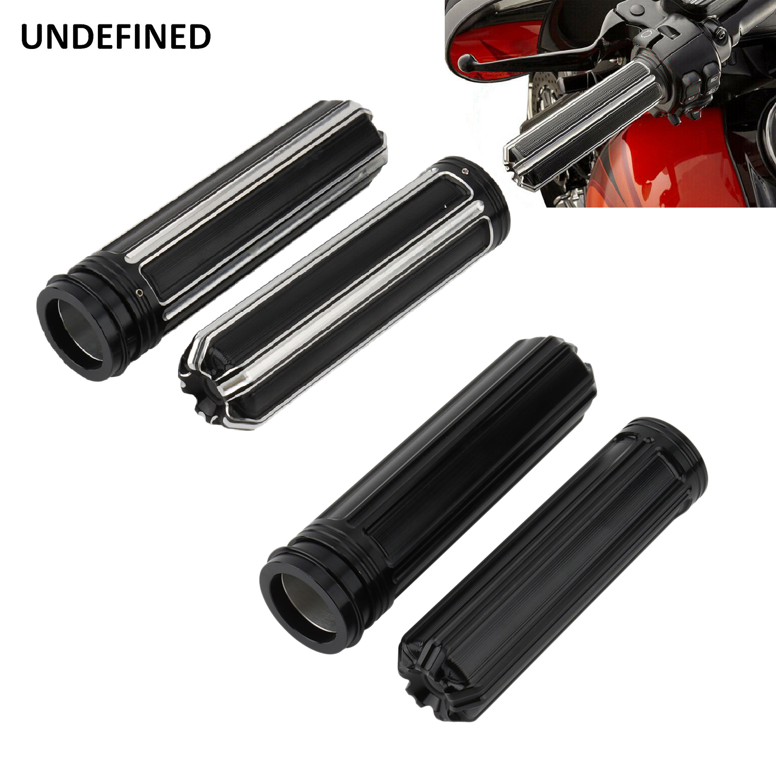 Poignées de moto, 1 pouce 25mm, électronique, poignée d&#39;accélérateur, CNC pour Harley Touring Electra Glide Softail Slim