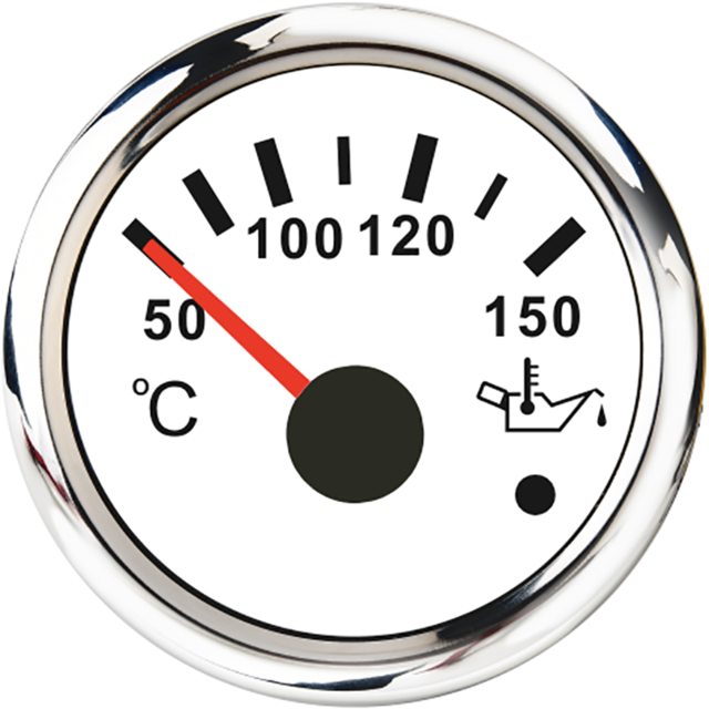 Punkt alarmowy licznik samochodowy miernik pojazdu 12V samochód 52mm termometr do wody prasa do oleju wskaźnik ciśnienia paliwa Volt dla Motorcycle Boat: Oil Temp WS