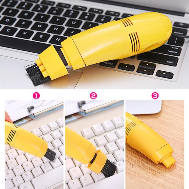 Car Mini USB Vacuum Cleaner Computer Keyboard PC Laptop Brush Cleaner Car Auto Interior Dust Cleaning Kit Tool Accessories