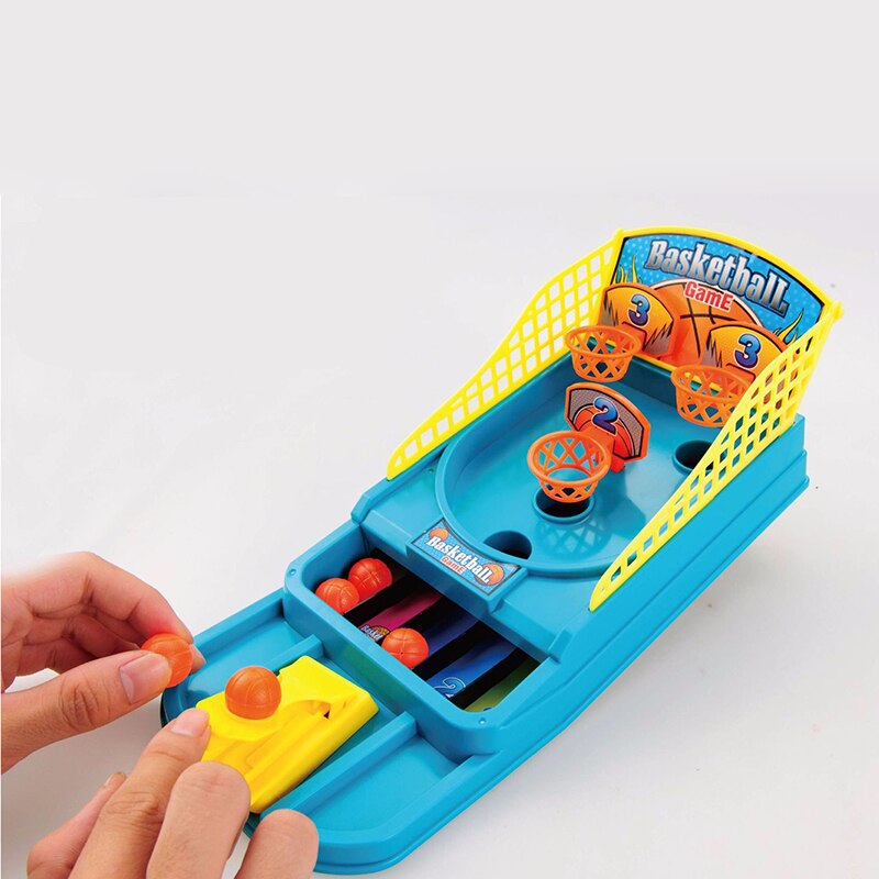 Basketball Game Rack Table Finger Ejection Shooting Machine Mini Desktop Children&#39;s Educational Parent-child Toys