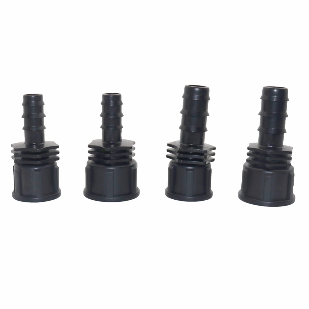 10 stk  dn16 dn20 rørdeler 1/2 &quot; 3/4 &quot; hunngjenget kobling med piggar av plast vannrør koblinger vanningssystem deler