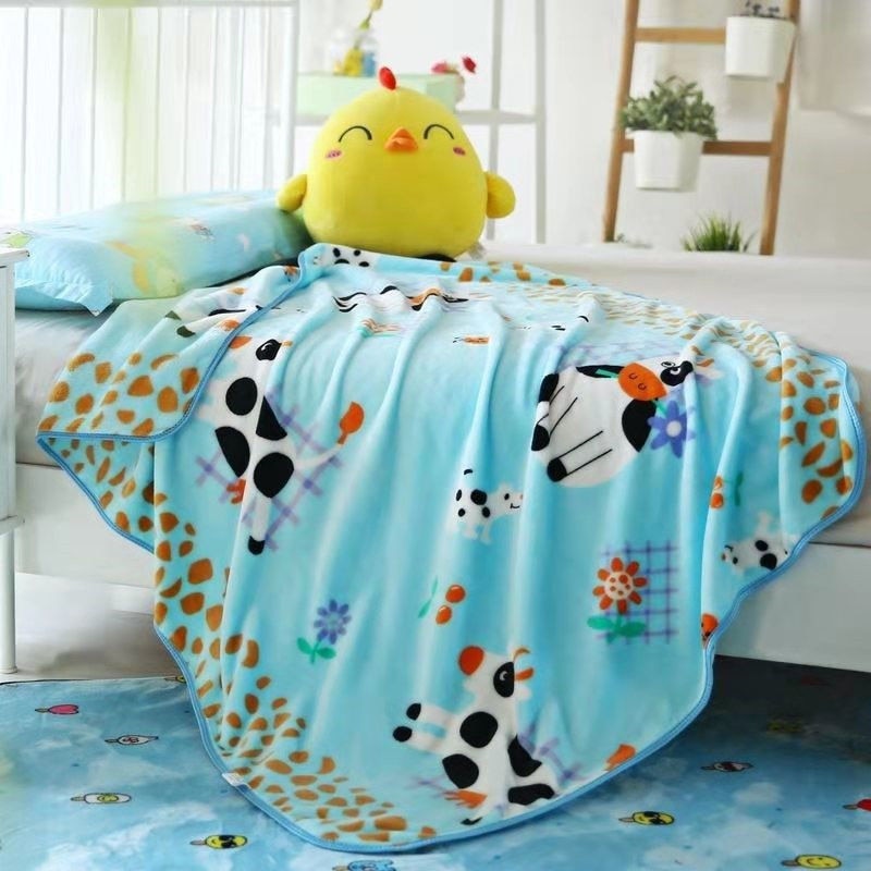 Primavera proprietà Coperta del bambino Appena nato Dei Bambini Pausa Pranzo Singolo Strato Coperta Del bambino Scuola Materna Coperta Copertura Ufficio Coperta di Flanella