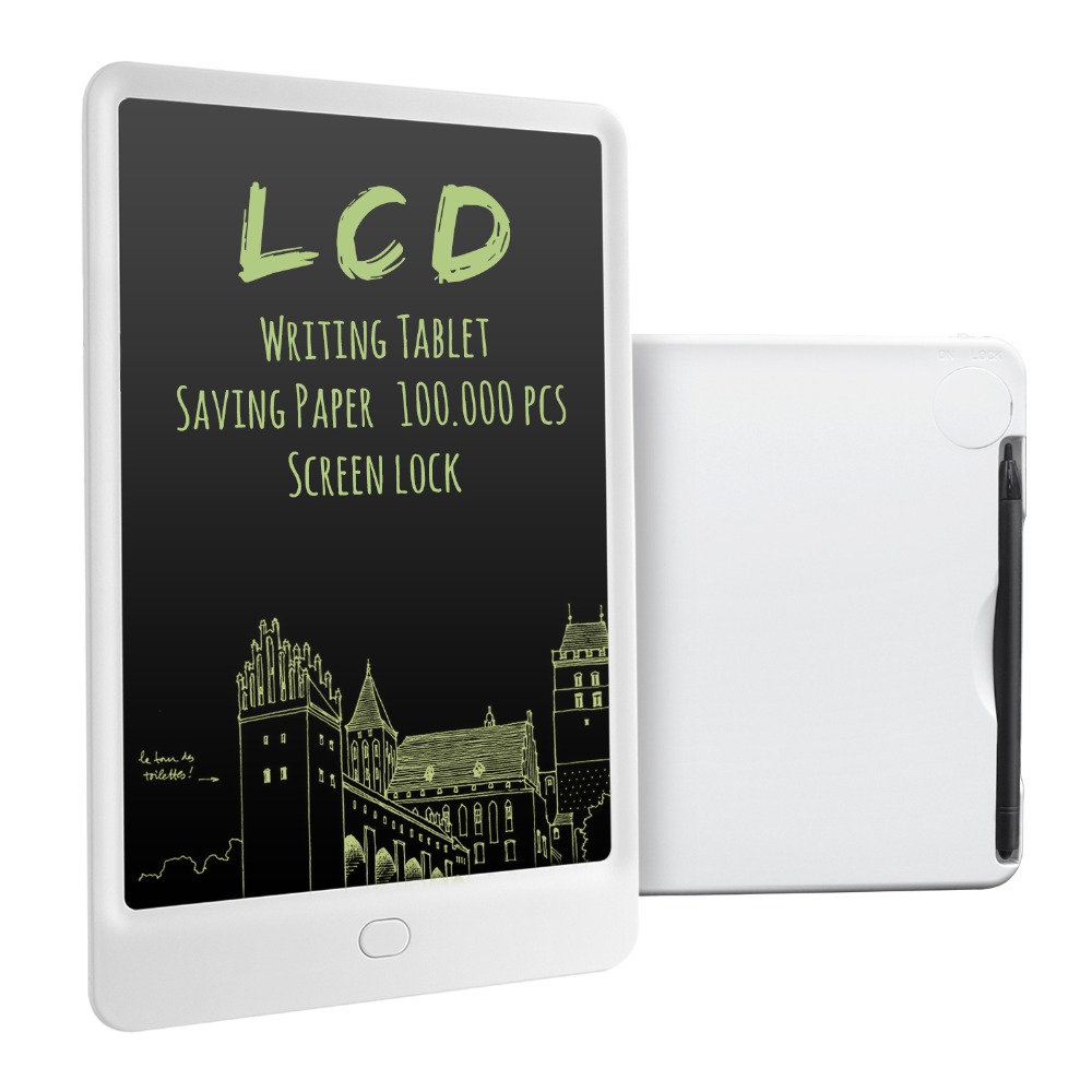 NEWYES 10 "LCD di Scrittura Tavolo Da Disegno tavoletta EWriter bloc notes Elettronico Grafica di Carta Scrittura A Mano con la Penna Dello Stilo Regali per I Bambini