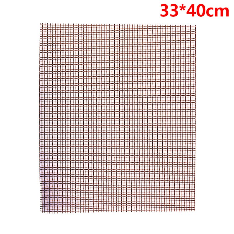 Esteras de barbacoa antiadherentes con forma de rejilla de alta seguridad para barbacoa con resistencia al calor 30x40x0,2 cm para actividades al aire libre: 2
