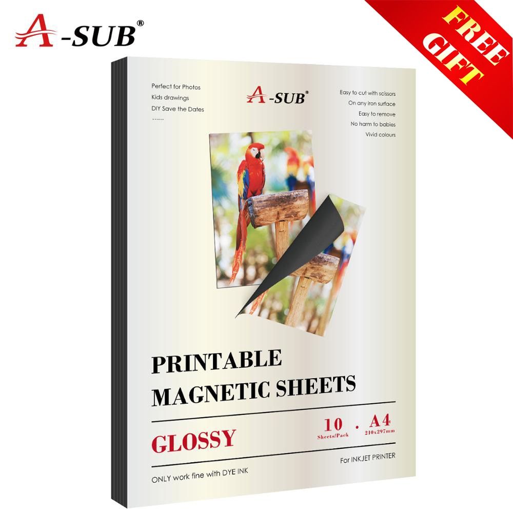 Magnetic inkjet sticker photo paper A4 glossy for inkjet printer