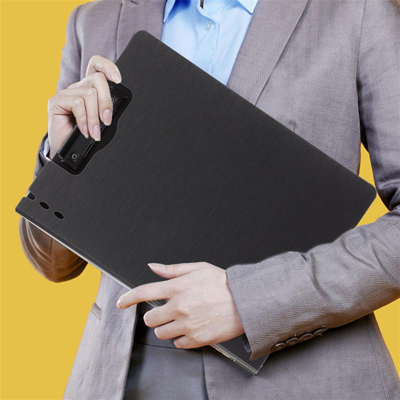 Portable File Holder Writing Board Plastic File Clip Board Home Office School File Folder