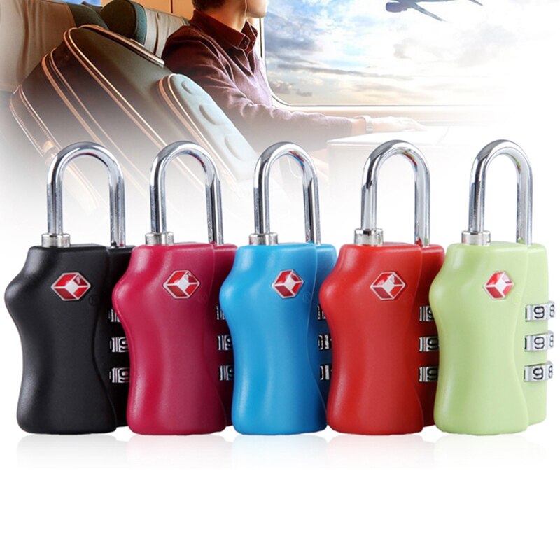 Luggage Metal Code Password Locks TSA Customs Code Lock TSA338 Luggage Small Lock Travel Safe Anti-Theft Password Lock Protectio