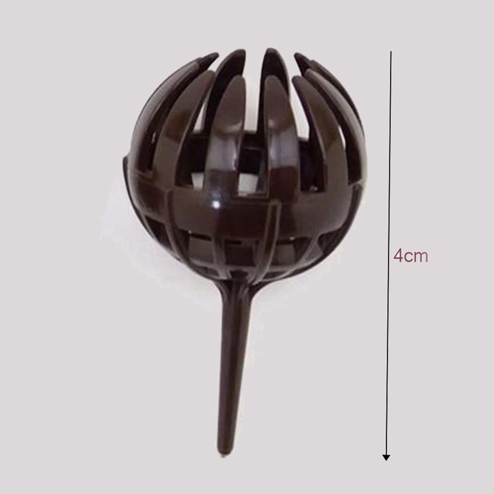 10 unids/lote abono de bonsái cubierta de cesta contenedor de fertilizante de plantas orgánicas caja maceta de vivero de jardín herramientas de Bonsai: Ball shaped S