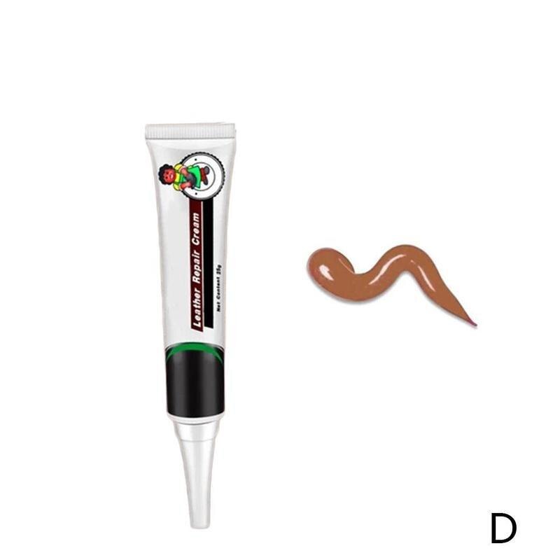 20g Filling Repair Cream Leather Clothing Leather Shoes Scratch Crack Cream Leather Bag Wear Repair Cream Leather Repair Gel: D