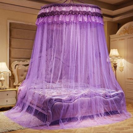 16 Kid Baby Bed Canopy Bedcover Mosquito Net Curtain Bedding Romantic Baby Girl Round Dome Tent Cotton: B