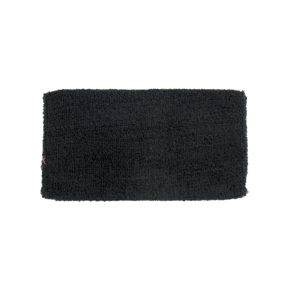Muñequeras banda para el sudor para ejercicio banda de tenis muñequera deportiva baloncesto: Black