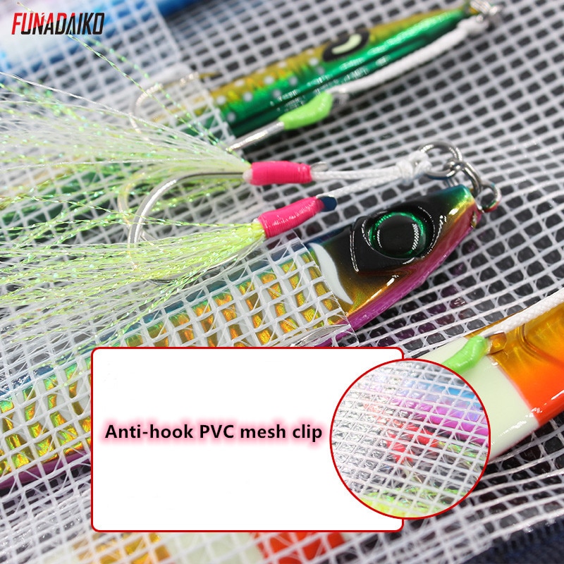 FUNADAIKO fishing tackle bag fishing bait bag metal jig lure fishing lure bag jigging bag fishing bag