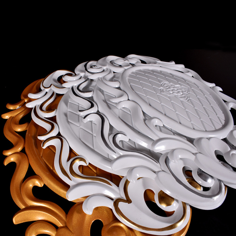 Décoration de sculpture sur bois, applique 3D, sol vide, mur, outil de décoration de maison de mariage, bol de fruits, vase XO