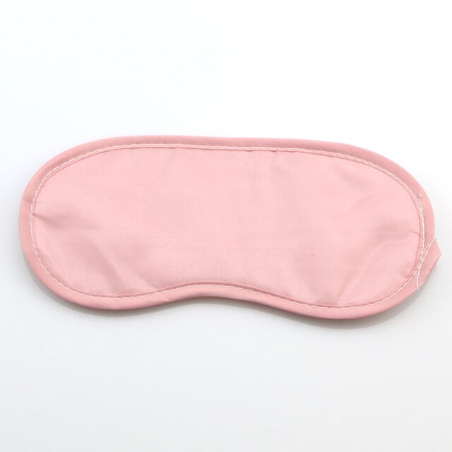 Fast Sleeping Black Eye Masks Eye Mask Eyeshade Cover Shade Patch Women Men Soft Portable Blindfold Travel Slaapmasker: Pink