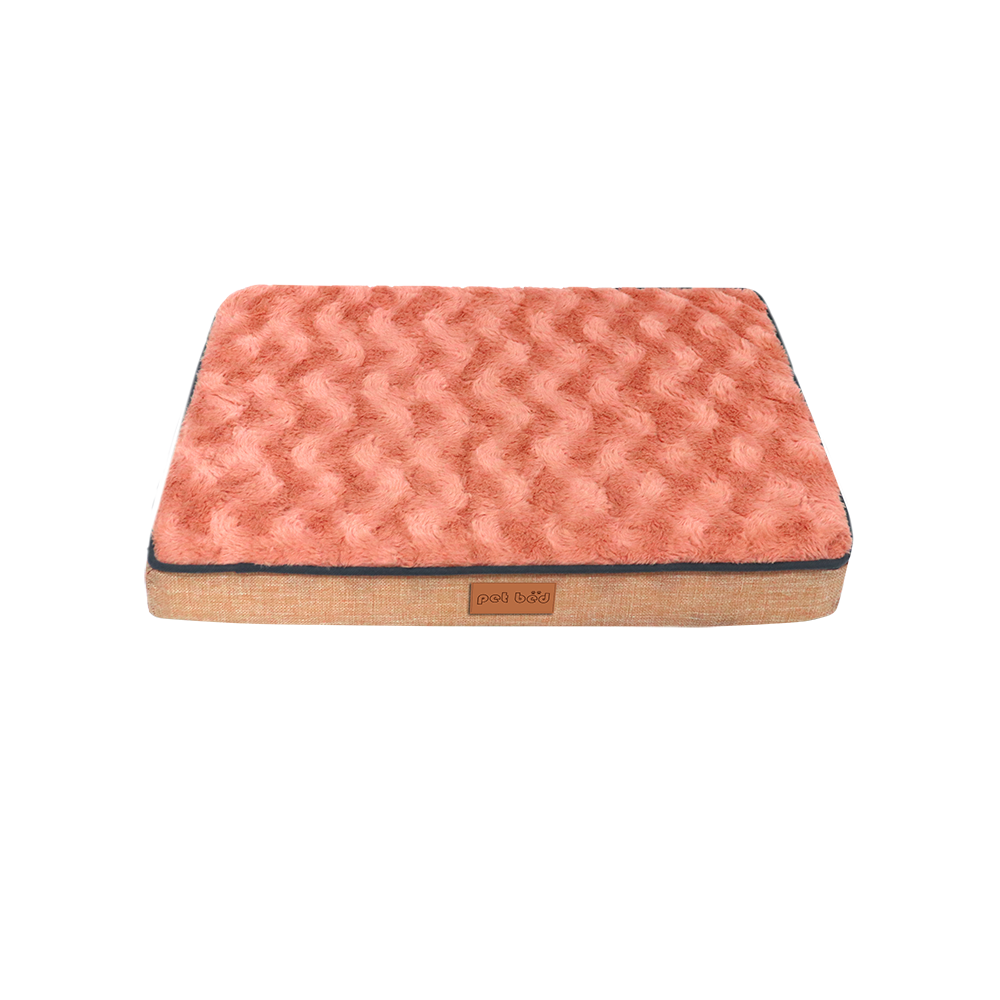 Memory Foam Pet Bed With Removable Washable Faux F... – Grandado - Memory Foam Pet Bed With Removable Top Layer