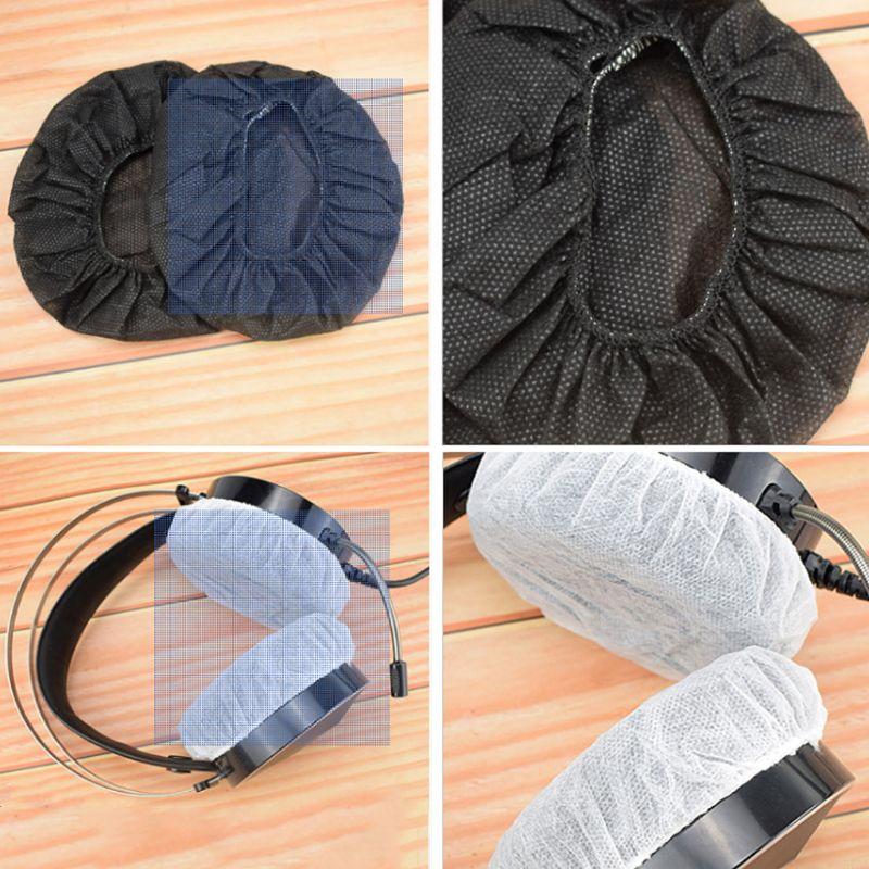 920l 100 /påse engångsskydd för hörlurar nonwoven öronkuddar 10-12cm headset för callcenter, konserter och på