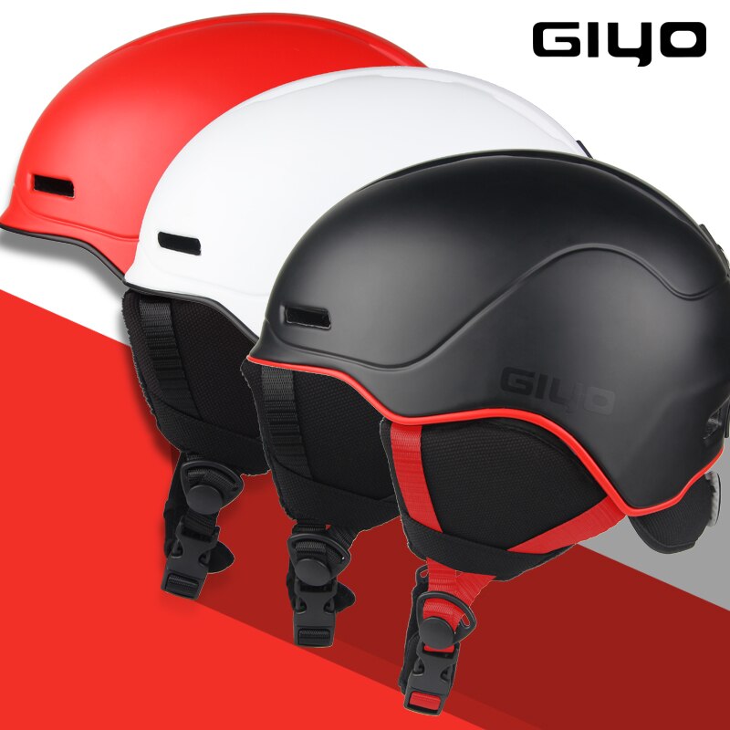 GIYO Skiing Skate Helmet Men Women Winter Outdoor Sports Safety Helmet Light Crash Snow Helmets Integrally-molded Bicycle Helmet