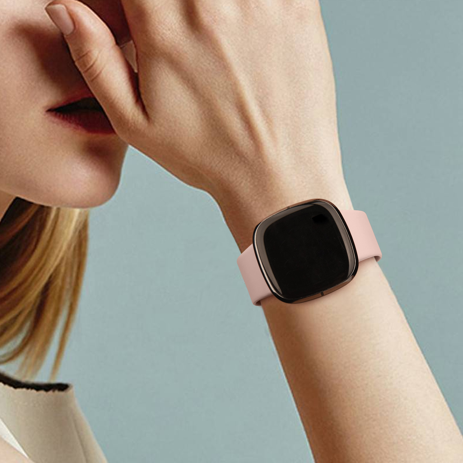 Silikonarmband für Fitbit Versa 3 Versa 4 Armband Armband für Fitbit Sense/Sense 2 Correa Armband Smartwatch Zubehör