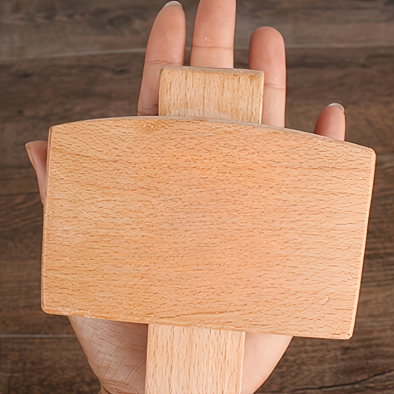 DIY Leder Buche Massivholzbearbeitung Hammer Schreiner Holzbearbeitung Hammer Holz Kopf Hammer Handbetriebene Werkzeuge