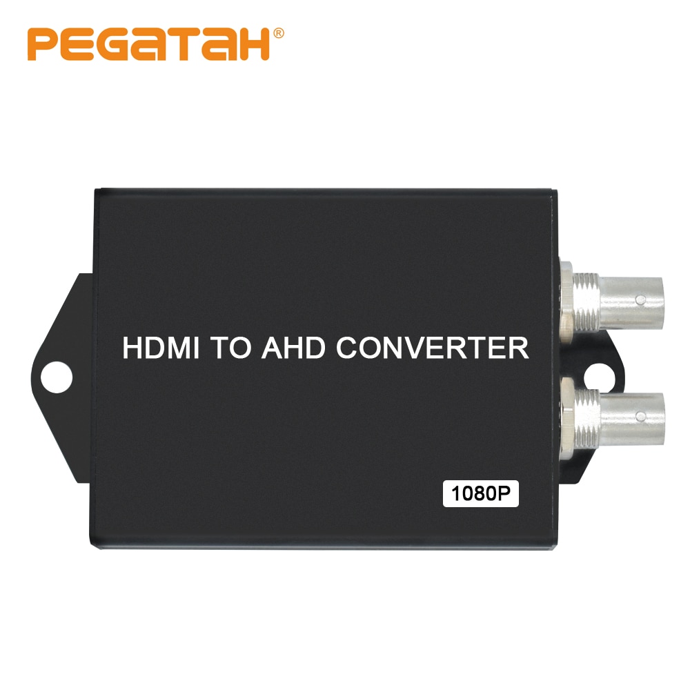 hd video converter met 2 CH BNC AHD out port HDMI 1 CH HDMI in poort HDMI naar AHD video Converter Voor CCTV Camera