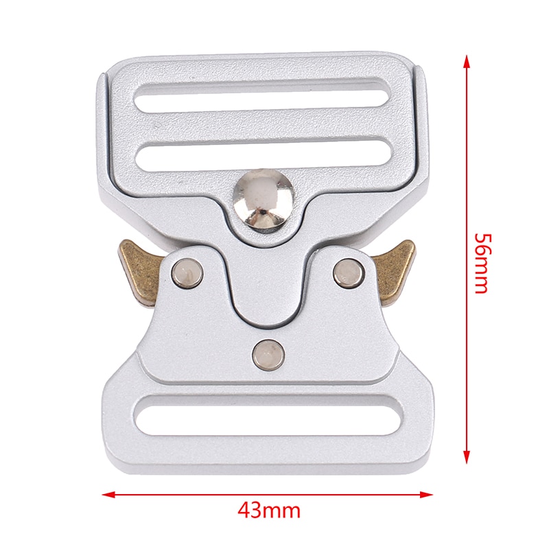 Metal Strap Buckles For Webbing DIY Bag Luggage Clothes Accessories Clip Buckles