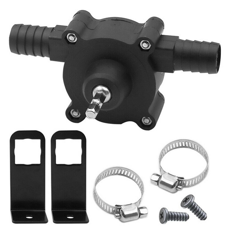 Portable Electric Drill Pump Self Priming Transfer Pumps Oil Fluid Water Pumps Electric Drill Driven Self-Priming Pump Tools