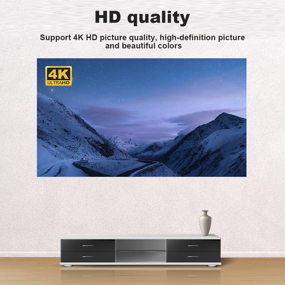 4k HD Portable Foldable Projector Cloth 16/9 Home Theater Movie Screen+Sticker Bedroom Anti-Light Reflective Projection Curtain