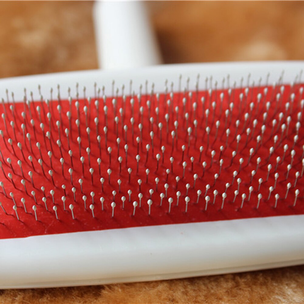 Slicker Comb Red Puppy Cat Hair Grooming Slicker Comb Gilling B... – Vicedeal