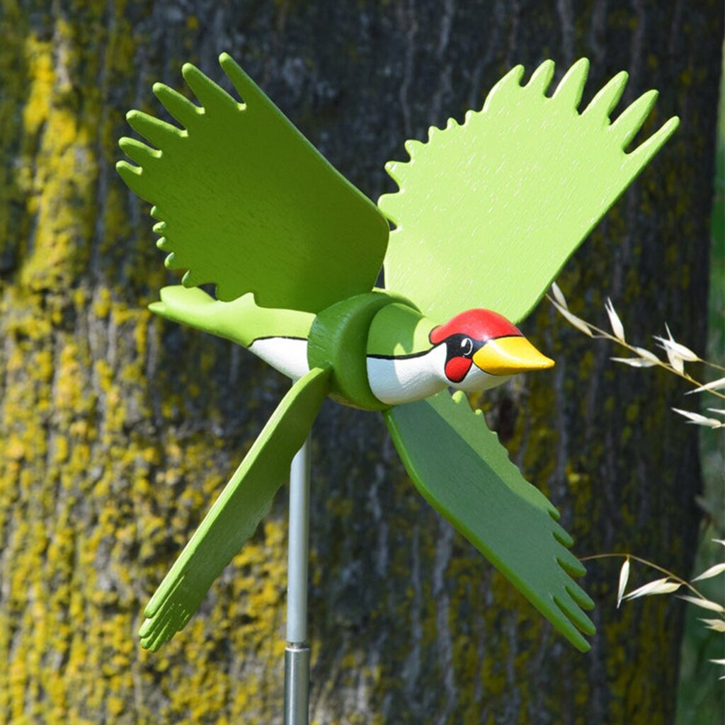 Tuin Windmolens Wind Spinner Draaimolen Yard Gazon Tuin Stakes Decoraties: Green