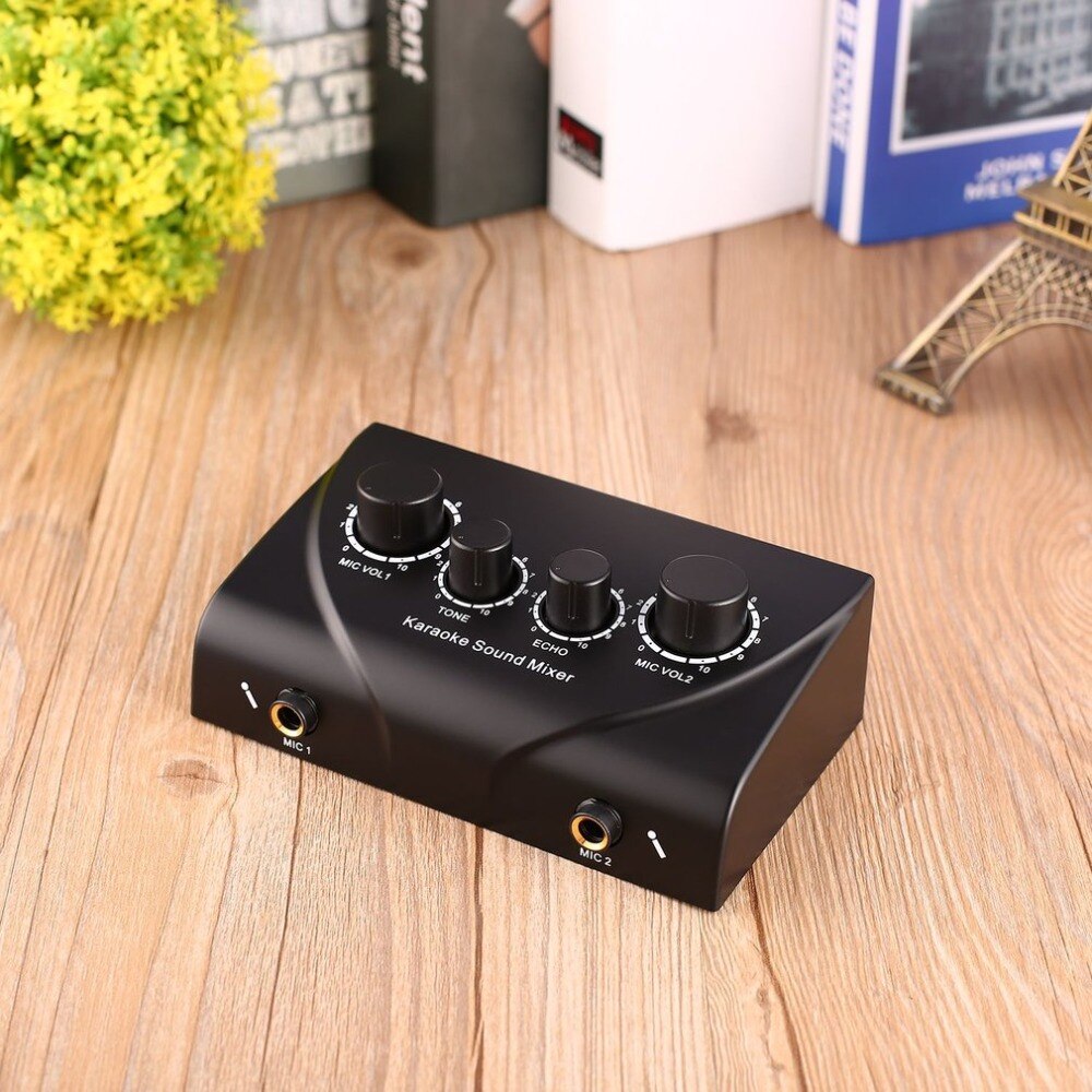 Karaoke Sound Mixer Professionele Audio Systeem Draagbare Mini Digital Audio Sound Karaoke Machine Echo Mixer Systeem