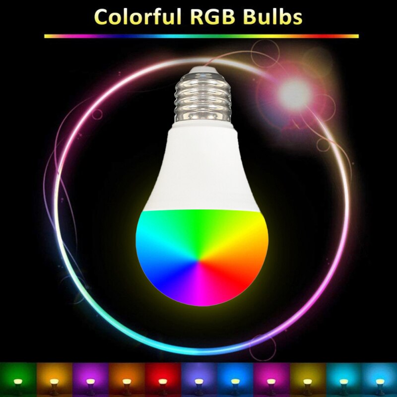 10W Zigbee 3.0 Smart LED RGBW Bulb E27 Light Lamp For Tuya Smart Life APP Automation Work With Alexa Google Home Smartthings