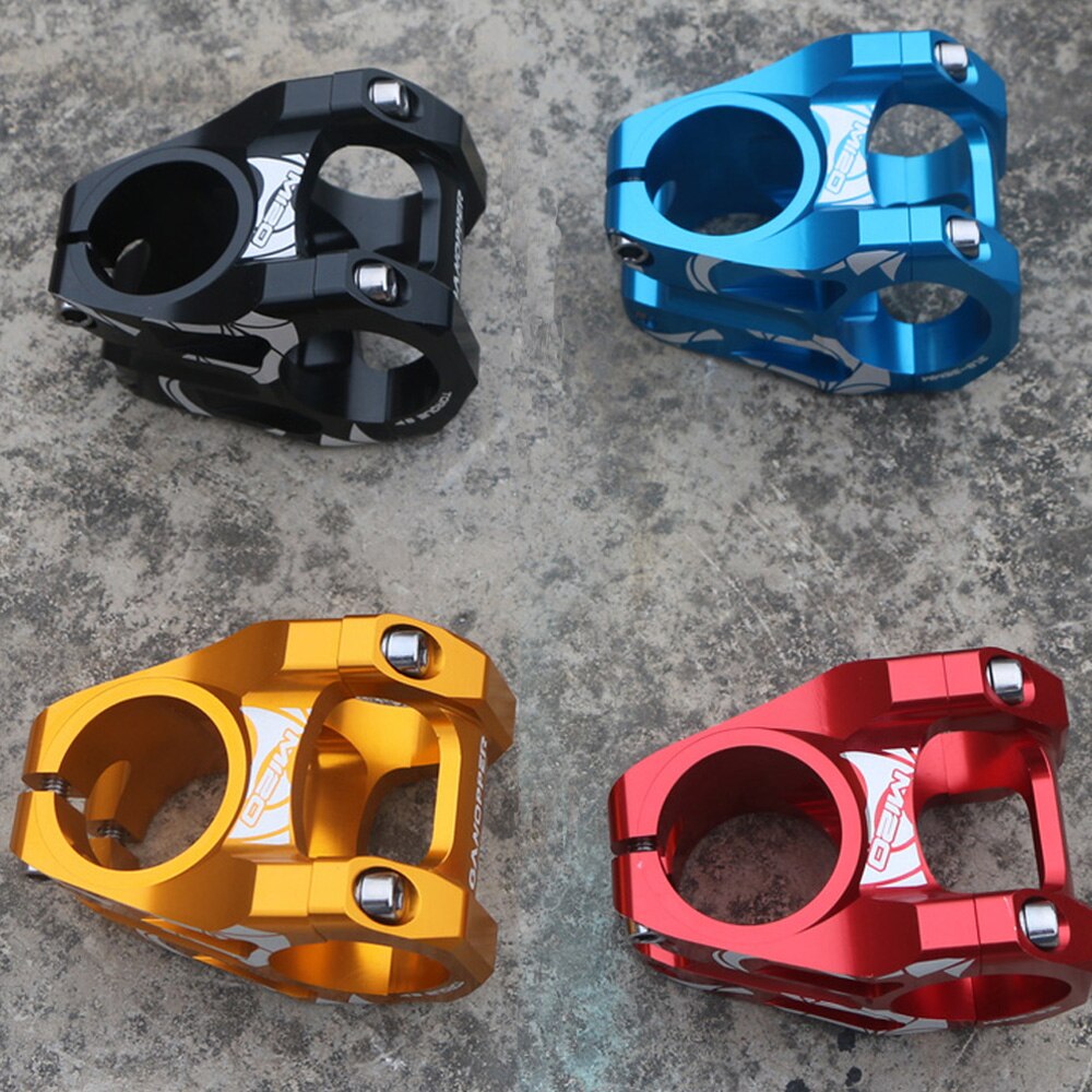 Potencia mtb Potencia Bicicleta Carretera Vástago corto para manillar de bicicleta de carretera, 0 grados, 31,8mm, DH, AM, FR, Enduro, 31,8mm, Steerer, 28,6