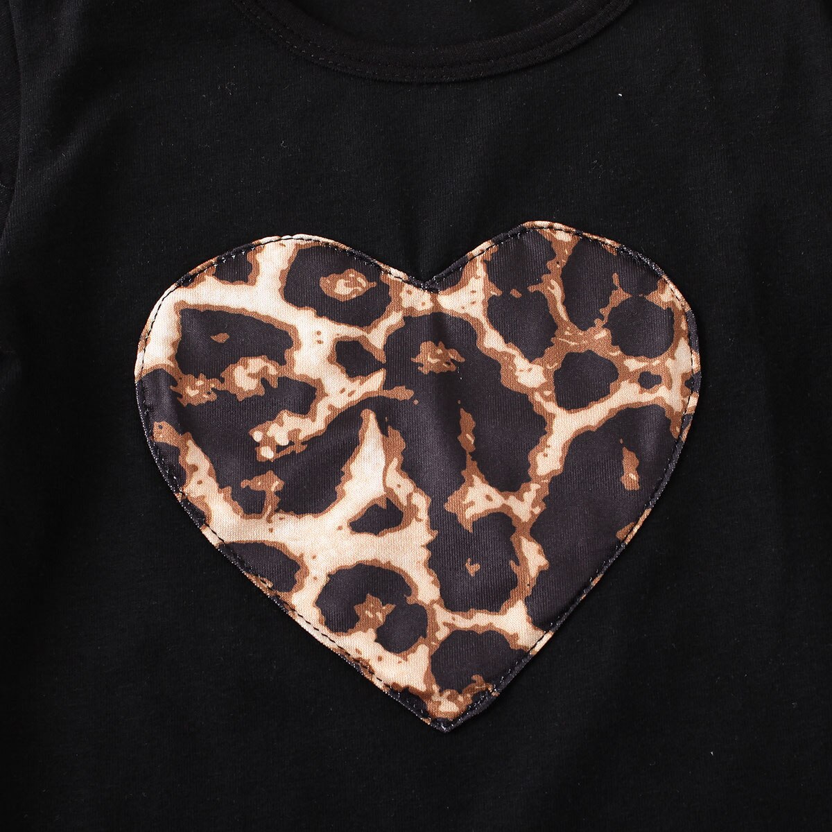 2 pièces ensemble 1-6T enfants vêtements infantile enfants bébé copines Shorts manches hauts chemise jupes irrégulières tenues léopard
