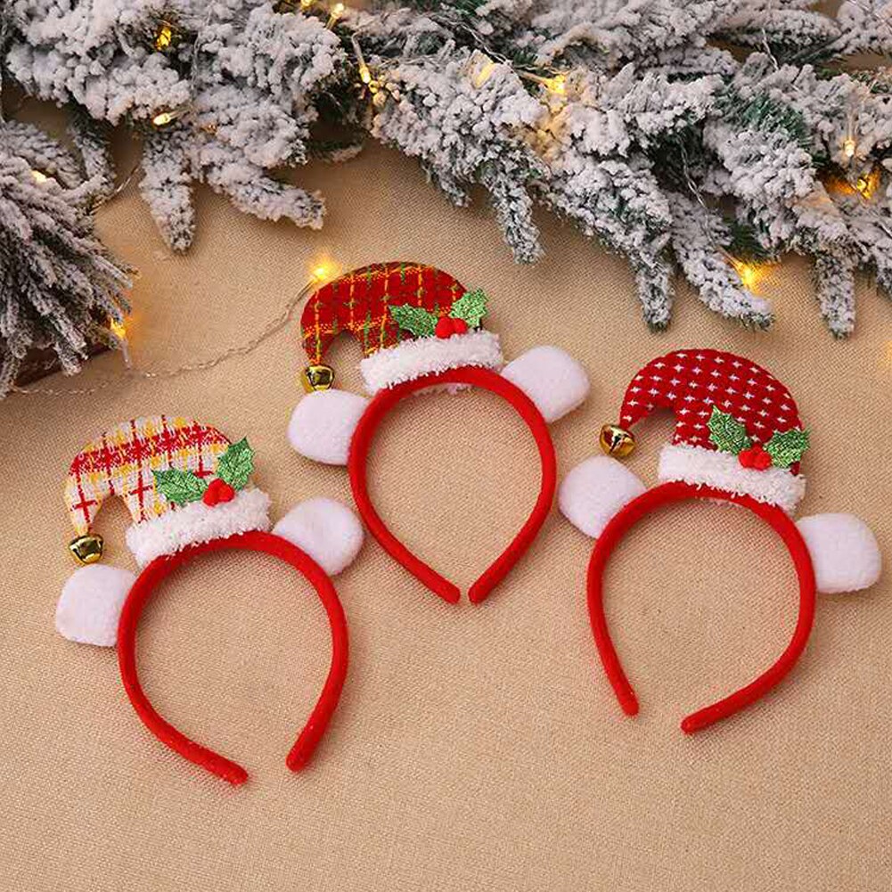 14 Styles Adult Kids Christmas Xmas Novelty Headband Costume Hair Clip Reindeer Santa Headbands