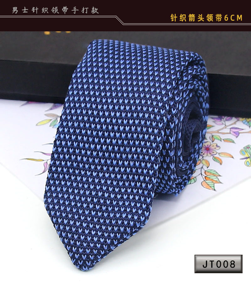 Cravate Décontractée Tricotée Créative Pour Hommes - 6 GJ